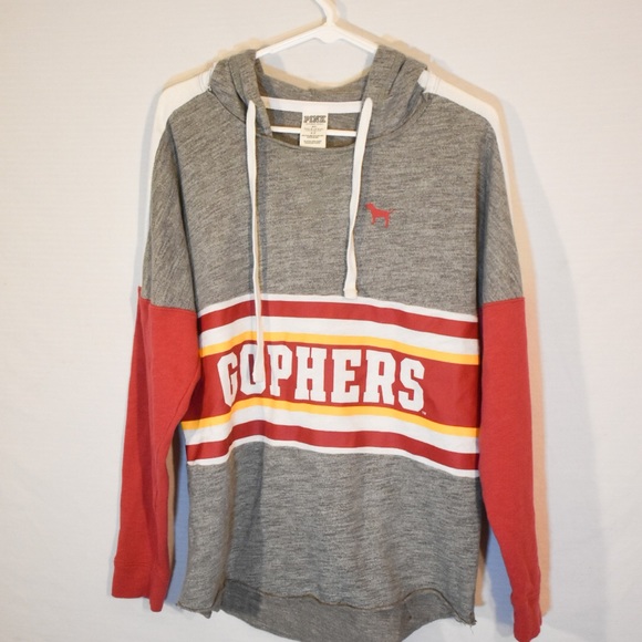 PINK Gopher Sweater with Hood - Picture 1 of 4